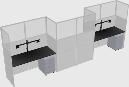 Rectangular cubicles