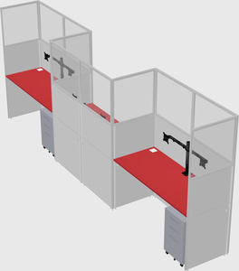 Rectangular cubicles