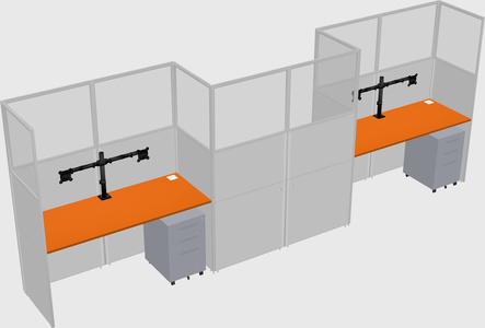Rectangular cubicles
