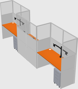Rectangular cubicles