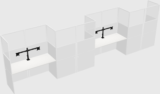Rectangular cubicles