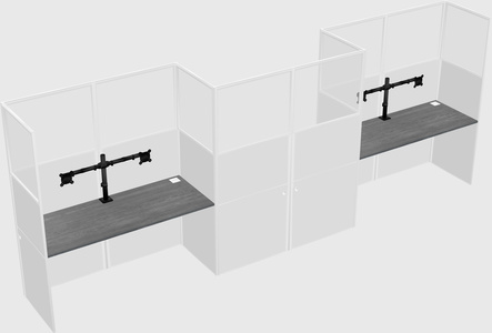 Cabines rectangulaires
