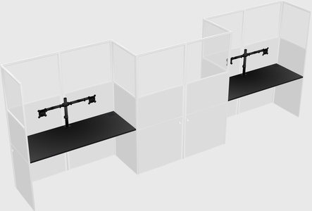 Rectangular cubicles