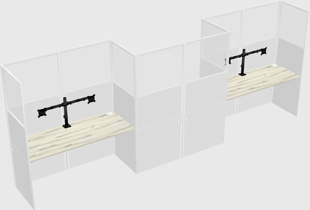 Cabines rectangulaires