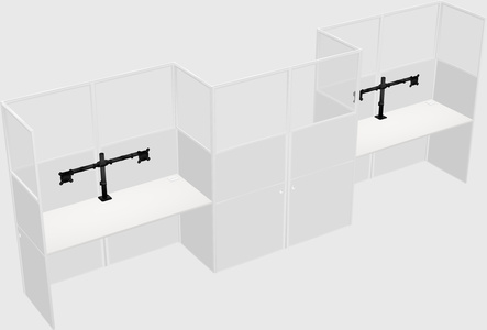 Cabines rectangulaires