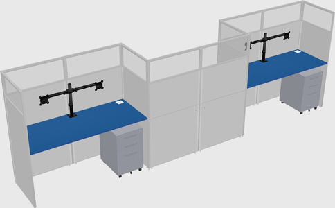 Rectangular cubicles