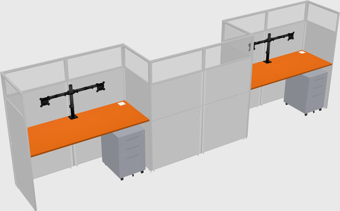 Rectangular cubicles