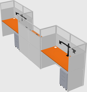 Rectangular cubicles