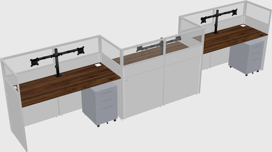 Rectangular cubicles
