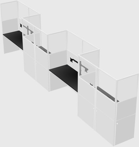 Rectangular cubicles