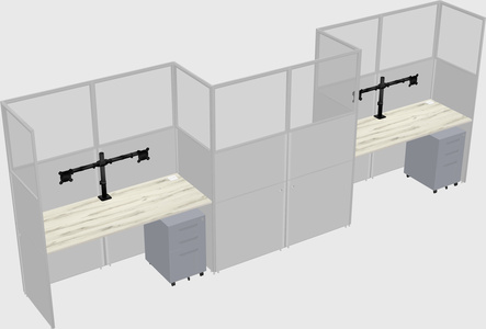 Rectangular cubicles