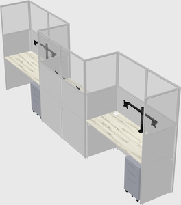 Rectangular cubicles