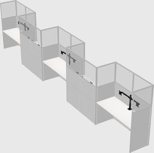 Rectangular cubicles