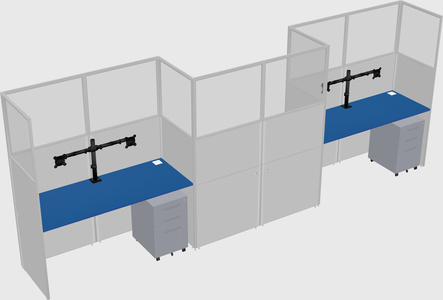 Rectangular cubicles