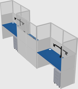 Rectangular cubicles