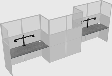 Rectangular cubicles
