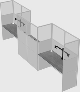 Rectangular cubicles