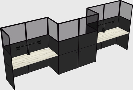 Cabines rectangulaires