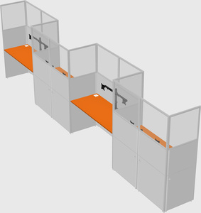 Rectangular cubicles