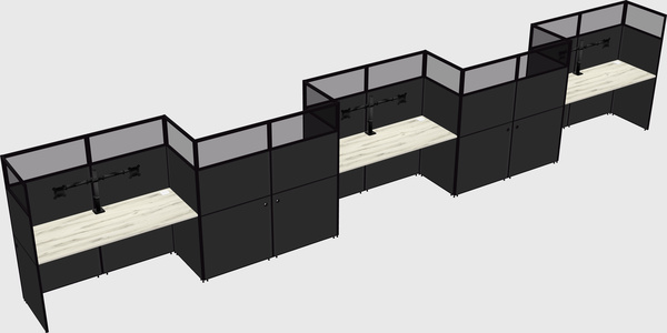 Cabines rectangulaires
