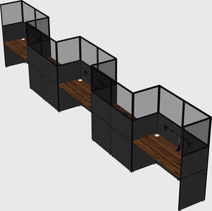 Rectangular cubicles