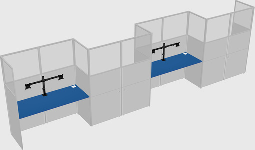 Rectangular cubicles