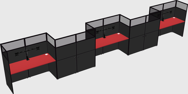 Cabines rectangulaires