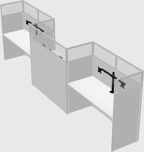 Rectangular cubicles