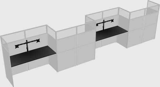 Cabines rectangulaires