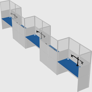 Rectangular cubicles