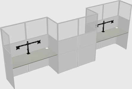 Rectangular cubicles