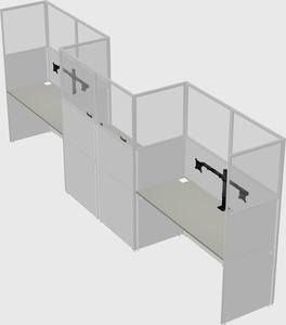 Rectangular cubicles