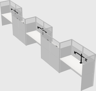 Rectangular cubicles