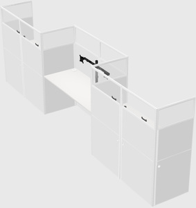 Rectangular cubicles