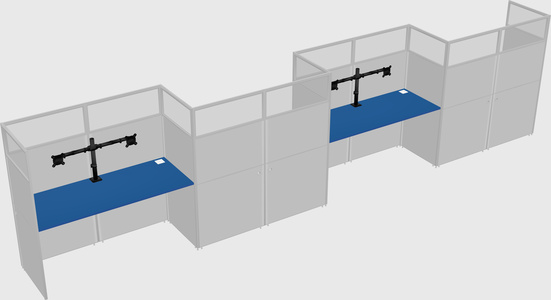 Rectangular cubicles
