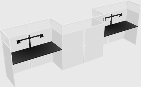 Cabines rectangulaires