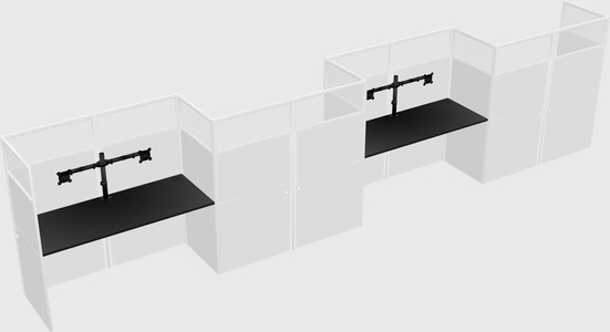Rectangular cubicles