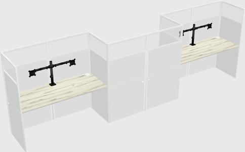 Rectangular cubicles