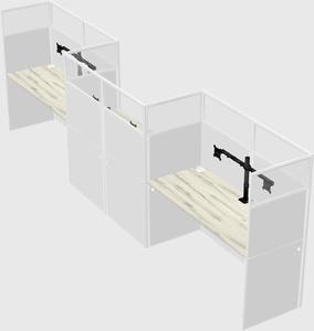 Rectangular cubicles