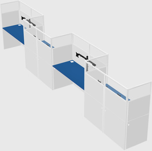 Rectangular cubicles