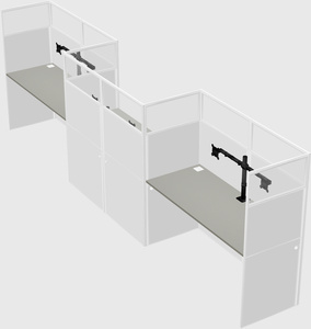 Rectangular cubicles