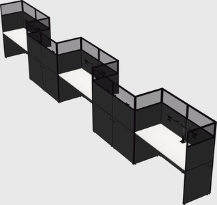 Rectangular cubicles