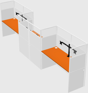 Rectangular cubicles