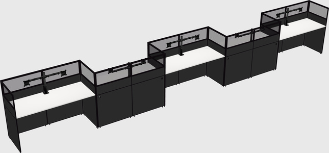 Rectangular cubicles