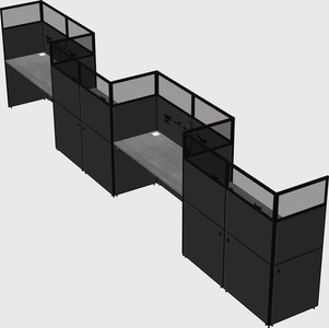 Cabines rectangulaires