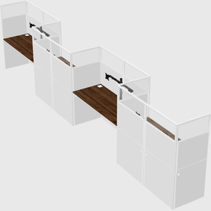 Rectangular cubicles