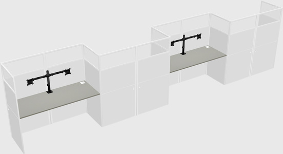 Rectangular cubicles