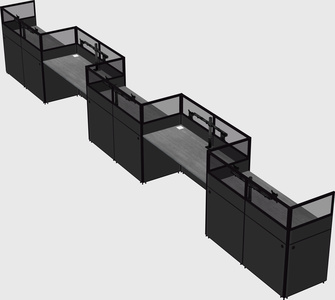 Rectangular cubicles