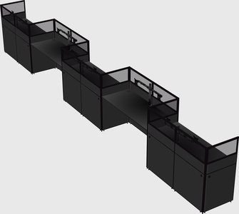 Rectangular cubicles