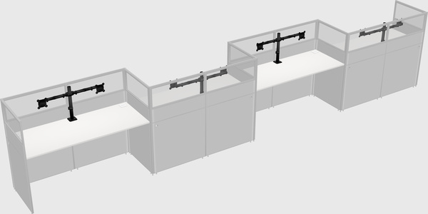 Rectangular cubicles
